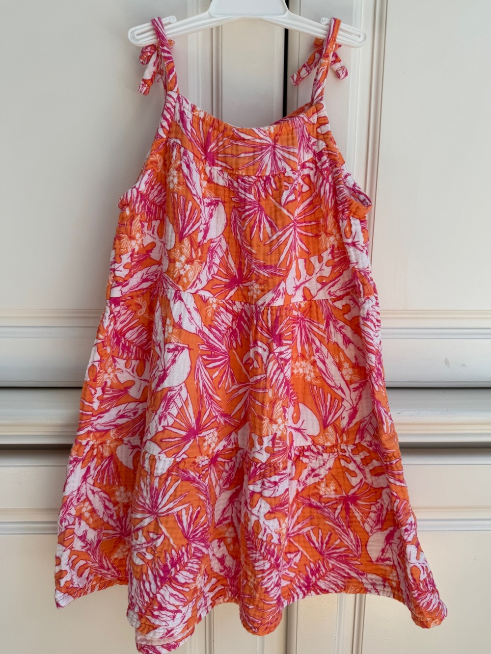 Old Navy Muslin Cotton Tropical Floral Dress 5T